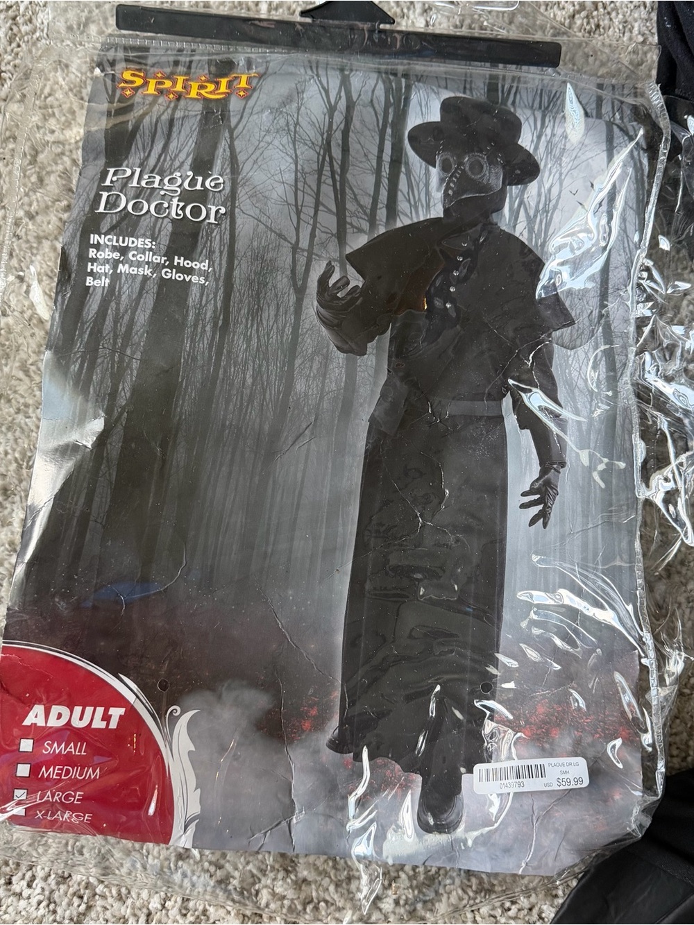 Spirit Halloween Plague Doctor Costume - Picture 2 of 6